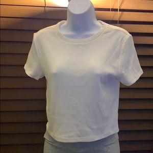 A white tee